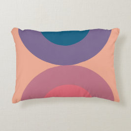 ミッドセンチュリーモダンコーラル海 アクセントクッション