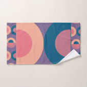 ミッドセンチュリーモダンコーラル海 バスタオルセット (ハンドタオル)