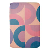 ミッドセンチュリーモダンコーラル海 バスマット (正面縦)