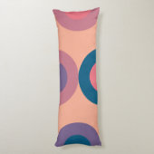 ミッドセンチュリーモダンコーラル海 ボディピロー (裏面 (縦))