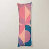 ミッドセンチュリーモダンコーラル海 ボディピロー (裏面 (縦))