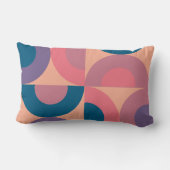 ミッドセンチュリーモダンコーラル海 ランバークッション (裏面)