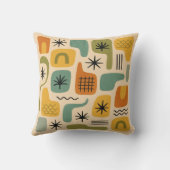 ミッドセンチュリーモダンサマースターバストパターン クッション (裏面)