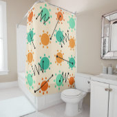 ミッドセンチュリーモダンサンシャイン シャワーカーテン (インサイチュ)