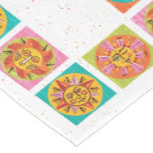 ミッドセンチュリーモダンサン顔テーブルランナー ミディアムテーブルランナー (コーナー)