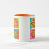 ミッドセンチュリーモダンサン顔マグ マグカップ (中央)