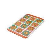 ミッドセンチュリーモダンサン顔皿の水切り –  バスマット (アングル)