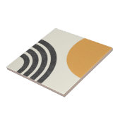 ミッドセンチュリーモダンサン&レインボー タイル (側面)