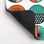 ミッドセンチュリーモダンサークルハーフ マウスパッド (コーナー)