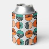 ミッドセンチュリーモダンサークルハーフ 缶クーラー (缶正面)