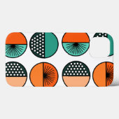 ミッドセンチュリーモダンサークルハーフ Case-Mate iPhoneケース (裏面 (横))