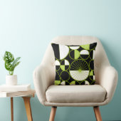 ミッドセンチュリーモダンサークル半黒シャートレウス クッション (椅子)