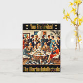 ミッドセンチュリーモダンザマルティーニ知識人 カード (黄色い花)