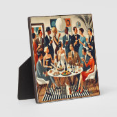 ミッドセンチュリーモダンザマルティーニ知識人 フォトプラーク (正面)