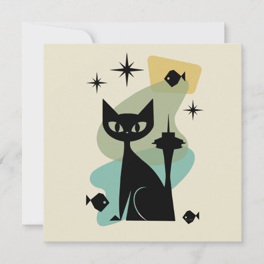 ミッドセンチュリーモダンシアトルキャット (正面)