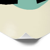 ミッドセンチュリーモダンシアトルキャット ポスター (コーナー)