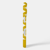 ミッドセンチュリーモダンシェイプ黄パーソナライズされた色 Case-Mate iPhoneケース (裏面 / 右)