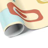 ミッドセンチュリーモダンジオポッドパターン ラッピングペーパー (ロールコーナー)