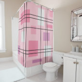 ミッドセンチュリーモダンジオメトリック13 シャワーカーテン (インサイチュ)