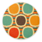 ミッドセンチュリーモダンジオメトリック5 セラミックノブ (正面)