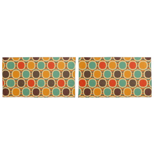 ミッドセンチュリーモダンジオメトリック5 枕カバー (正面-セット)