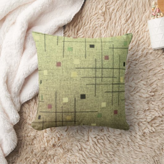 ミッドセンチュリーモダンジオ/スラッシュデザイン枕 クッション (ブランケット)