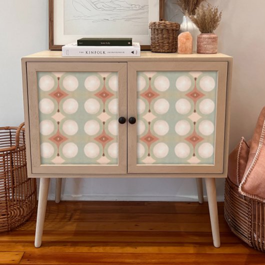 ミッドセンチュリーモダンスオーガニックサークルの切り離 薄葉紙