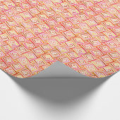 ミッドセンチュリーモダンスクエアらせん状 – クリ数々のーム ラッピングペーパー (角)