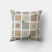 ミッドセンチュリーモダンスクエアアース クッション (裏面)