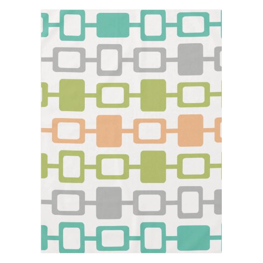 ミッドセンチュリーモダンスクエアコラム テーブルクロス (正面)