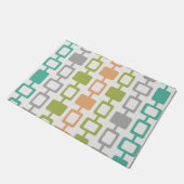 ミッドセンチュリーモダンスクエアコラム ドアマット (アングル)