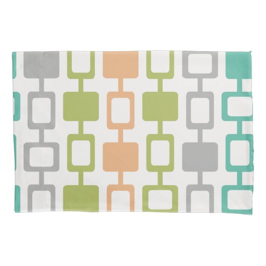 ミッドセンチュリーモダンスクエアコラム 枕カバー (正面)