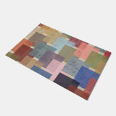 ミッドセンチュリーモダンスクエア ドアマット (アングル)