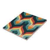 ミッドセンチュリーモダンスタイルの幾何学模様 タイル (側面)