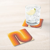 ミッドセンチュリーモダンスタイル スクエアペーパーコースター (インサイチュ)