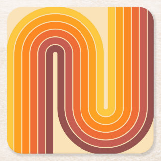 ミッドセンチュリーモダンスタイル スクエアペーパーコースター