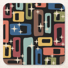 ミッドセンチュリーモダンスタイル スクエアペーパーコースター