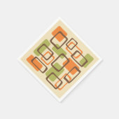 ミッドセンチュリーモダンスタイル スタンダードカクテルナプキン (角)