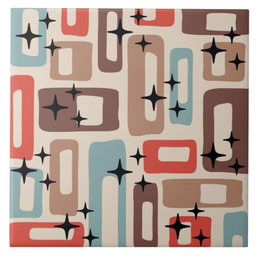 ミッドセンチュリーモダンスタイル タイル (正面)