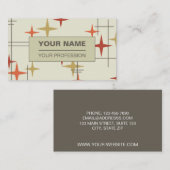 ミッドセンチュリーモダンスターズ「シャルトレウス」 名刺 (正面/裏面)