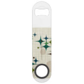 ミッドセンチュリーモダンスターバストとグローブ スピード栓抜き (裏面)