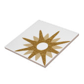 ミッドセンチュリーモダンスターバストオはっきりしたフセット タイル (側面)