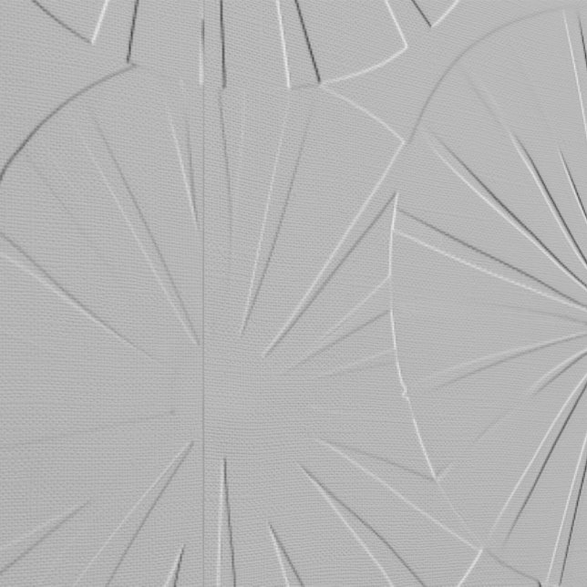 ミッドセンチュリーモダンスターバストグレー「テクスチャ」 壁紙 (縫い目)