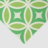 ミッドセンチュリーモダンスターバストサークル緑 薄葉紙 (詳細)