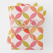 ミッドセンチュリーモダンスターバストサークル ラッピングペーパーシート (インサイチュ)