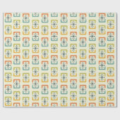 ミッドセンチュリーモダンスターバストシェル ラッピングペーパー (フラット)