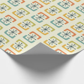 ミッドセンチュリーモダンスターバストシェル ラッピングペーパー (角)