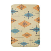 ミッドセンチュリーモダンスターバストダイヤモンド バスマット (正面縦)