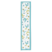 ミッドセンチュリーモダンスターバストテーブルランナー ショートテーブルランナー (正面)