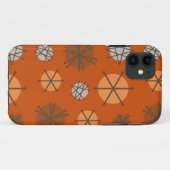 ミッドセンチュリーモダンスターバストバーンドオレンジ Case-Mate iPhoneケース (裏面(横))